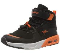 KangaROOS KX-Hydro, Scarpe da Ginnastica, Jet Black/Neon Orange, 37 EU
