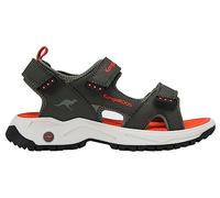KangaROOS Sandali unisex per bambini K-as Ture, Olive Flame, 30 EU