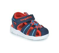 KangaROOS Sandali unisex per bambini K-grobi, Blu (Dk Navy Arancione), 23 EU