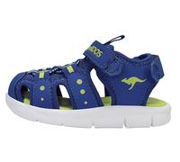 KangaROOS Sandali unisex per bambini K-Mini, Navy Lime, 29 EU