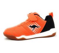 KangaROOS Super Court EV, Scarpe da Ginnastica, Neon Orange/Jet Black, 34 EU