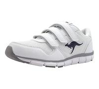 KangaROOS Unisex-Adulto K-BlueRun 701 B Scarpe da Ginnastica Basse, Bianco White Dk Navy, 37 EU