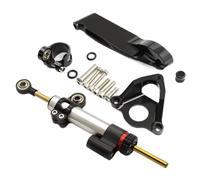 KANGBOZ Compatibile con CBR600RR 2007 2008 2009 2010 2011 2012 2013 2014 2015 2016 Kit di Supporto per Staffa di Montaggio Ammortizzatore Sterzo Stabilizzatore per Moto Ammortizzatore sterzo(Silver)