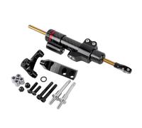 KANGBOZ Compatibile con Ducati per Hypermotard 939 2016 2017 2018 Supporto per Ammortizzatore di Sterzo per Moto Accessori Universali Ammortizzatore sterzo(Black2)