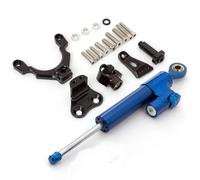 KANGBOZ Compatibile con Z900 2017 2018 2019 2020 2021 2022 2023 Kit di Supporto per Ammortizzatore di Sterzo per Motocicletta Stabilizzatore Universale Ammortizzatore sterzo(Blue)