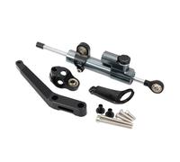 KANGBOZ per CBR954RR 2002 2003 per CBR929 900 RR 2000-2001 Kit Staffa di Montaggio Ammortizzatore Stabilizzatore Sterzo Moto Accessori Universali Ammortizzatore sterzo(Gray-Black)
