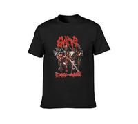 KANGEKAOYU GWAR Band Scumdogs of The Universe Print Unisex T-Shirts Men Tee Cotton Tops Black Shirt 3XL