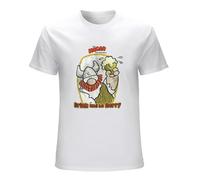 KANGEKAOYU Hagar The Horrible Drink And Be Merry Military Print Unisex T-Shirts Men Tee Cotton Tops White Shirt S