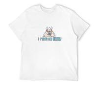 KANGEKAOYU Hagar The Horrible I Fear No Beer Print Unisex T-Shirts Men Tee Cotton Tops White Shirt XXL