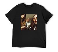 KANGEKAOYU Haim Something To Tell You Print Unisex T-Shirts Men Tee Cotton Tops Black Shirt M