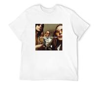KANGEKAOYU Haim Something To Tell You Print Unisex T-Shirts Men Tee Cotton Tops White Shirt XXL