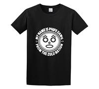 KANGEKAOYU Handsome Phife Zulu Nation Print Unisex T-Shirts Men Tee Cotton Tops Black Shirt S