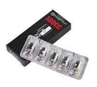 Kangertech, confezione da 5 drip tip per SubTanks, TopTanks, Nebox e SubVods, in acciaio inox, da 0,5 ohm, modello SSOCC