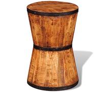 Kangmusi 241637 - Sgabello in legno di mango grezzo