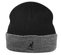 Kangol - Acrylic Cuff Pull-On, Berretto Unisex, Nero(Schwarz (Black/Dark Flannel)), Taglia Produttore: One Si