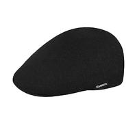 Kangol Bambu Coppola 507 Donna/Uomo - Fibra di Bambu Cappello Piatto con Visiera Estate Primavera/Estate - S (54-55 cm) Nero