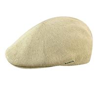Kangol Bambu Coppola 507 Donna/Uomo - Fibra di Bambu Cappello Piatto con Visiera Estate Primavera/Estate - M (56-57 cm) Beige