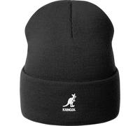 Kangol Berretto Cuffia 2-Way Text Beanie in Acrilico Anallergico Unisex Nero