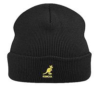 Kangol Acrylic Pull-ON Berretto in Maglia, Black (Black/Gold Bg), Taglia Unica Unisex-Adulto