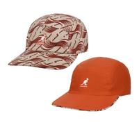 Kangol Cappellino Reversibile Facewave Berretto Baseball Taglia Unica - Beige Chiaro