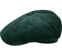 Kangol Cappello 8 Pannelli Cord Hawker in Cotone Verde Scuro Unisex