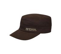 Kangol Cappello Army Cap in Cotone con Tasca Nascosta Marrone Scuro Unisex