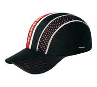 Kangol Cappello con Visiera Tropic Game Stripe Spacecap Berretto Uomo Nero