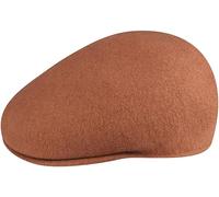 Kangol Cappello Coppola 504 Iconico in Lana Marroncino Mogano Unisex