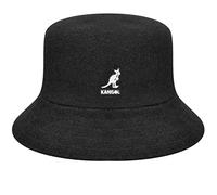 Kangol Cappello di Tessuto Bermuda Bucket Cappelli da Spiaggia Sole XL (60-61 cm) - Nero