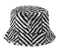 Kangol Faux Fur Bucket Cappello K4370 GH035 Grey Herringbone M