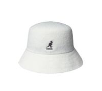 Kangol Cappello Pescatore Bermuda Bucket in Cotone Bianco Unisex