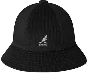 Kangol Cappello Pescatore Cord Casual Bucket in Cotone Nero Unisex