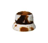 Kangol Cappello Pescatore Faux Fur Bucket Ecopelliccia Multicolore Brown White Cow Unisex
