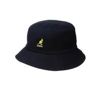 Kangol Cappello Pescatore Washed Bucket in Cotone Blu Navy Unisex