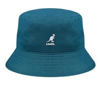 Kangol Cappello Washed Bucket Hat Donna/Uomo - Cappelli da Spiaggia Estivo Pescatore Primavera/Estate Estate - M (56-57 cm) Petrolio