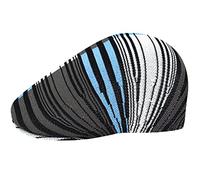 Kangol Coppola Digital Stripes 507 Donna/Uomo - Cappello Piatto con Visiera Estate Primavera/Estate - M (56-57 cm) Grigio-Blu