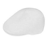 Kangol Coppola Tropic 507 Classic Ventair Uomo - Berretto Estivo Cappello Piatto con Visiera Estate Primavera/Estate - S (54-55 cm) Bianco