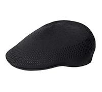 Kangol Coppola Tropic 507 Ventair Cappello Piatto Berretto Estivo XXL (62-63 cm) - Nero