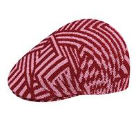 Kangol Coppola Virtual Grid 507 Donna/Uomo - Cappello Piatto con Visiera Estate Primavera/Estate - L (58-59 cm) Rosso