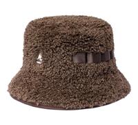 Kangol Faux Shearling Utility Bucket Brown L Unisex Adulti, Marrone, L