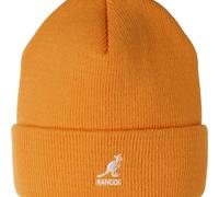 Kangol Originale Acrilico Pull-On Berretto di Maglia Risvolto Arancione Nuovo