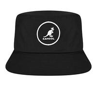 Kangol Secchio di Cotone Cappello a Falda Larga, Nero, M Unisex-Adulto