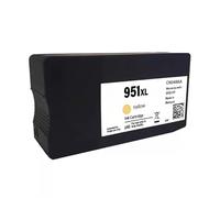 KANGQL Cartucce di inchiostro, 1 pezzo cartucce d'inchiostro compatibili per HP Officejets 950XL 951XL 950 951 276 251 8100 8600 8610 8620 4 colori, giallo