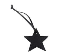 KANGQL - Ciondolo per bagagli in pelle a forma di stella, versatile portachiavi a cinque punte a stella per donne e ragazze, accessorio per borsa alla moda