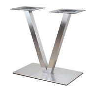 kangten Telaio da tavolo, 70 cm, doppio piedino in acciaio inox, base per tavolo da bistrot (nessun piano da tavolo)