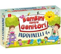 KANGUR Bambini Contro Genitori - Indovinelli 4+ - Gioco Di Carte Educativo Per Bambini - 50 Carte Con Indovinelli Illustrati
