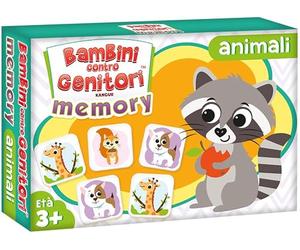KANGUR Bambini contro Genitori Memory Animali dai 3 Anni, lingua IT | Carte di Memoria Animali per Bambini, Giochi Educativi per lo Sviluppo Cognitivo, 24 Carte