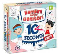 Giochi di società per Bambini Bambini contro Genitori 10 Secondi KIDS Gioco da Tavolo Quiz per Famiglie da 4 anni