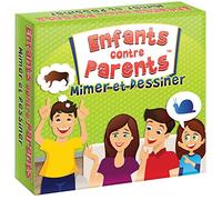 Kangur Jeu Mimer et Dessiner Pour Enfants Jeu de Plateau Familial Jeux de Société Pour Enfants et Adultes Quiz Jeu de Cartes Enfants Contre Parents Version Française dès 6 Ans