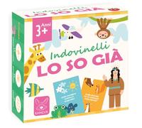 KANGUR Lo So Già Gioco Educativo Indovinelli dai 3 Anni, lingua IT | Sviluppa Logica, Linguaggio e Immaginazione, 72 Domande Illustrate, Divertente Gioco da Tavolo per Famiglie e Bambini